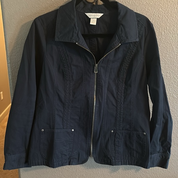 Christopher and Banks Zip Up Blazer - Picture 4 of 5